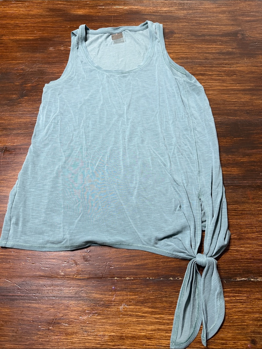 CALIA by Carrie Underwood Light Sage Side-Tie Tank